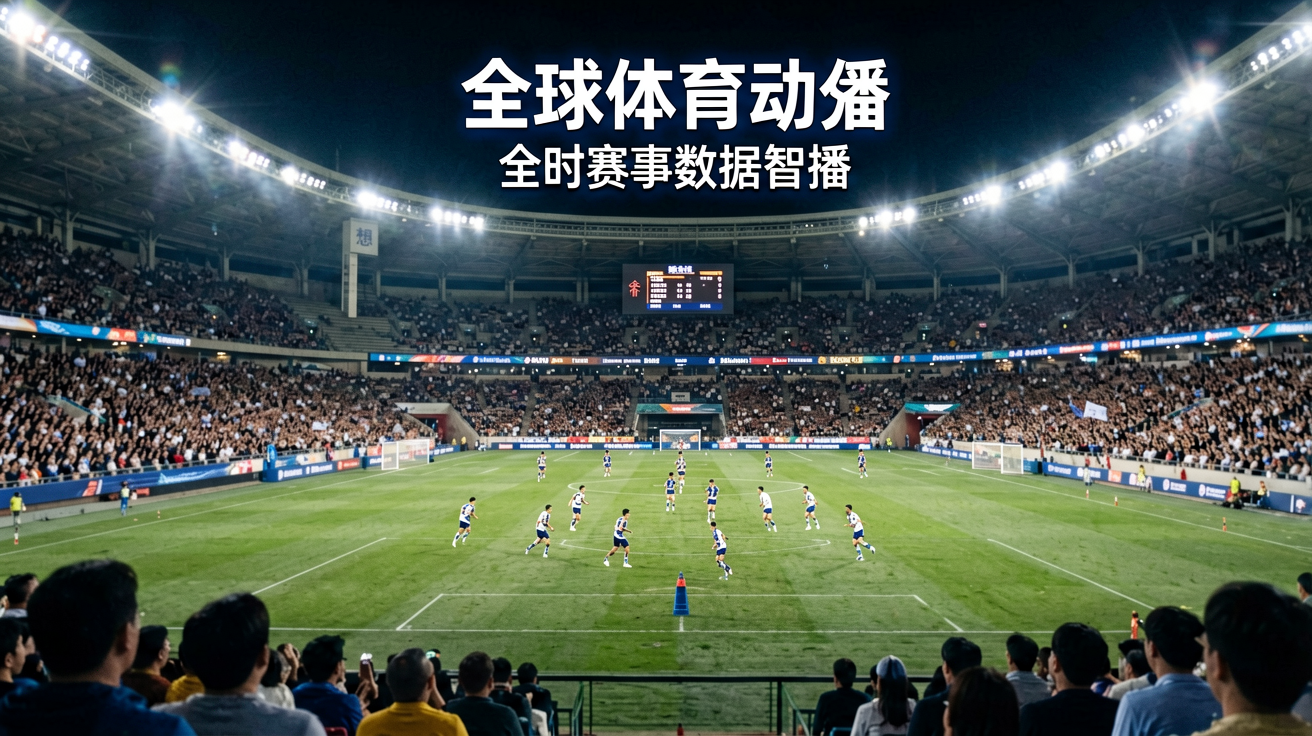 全球赛事数据直播-体育场夜景